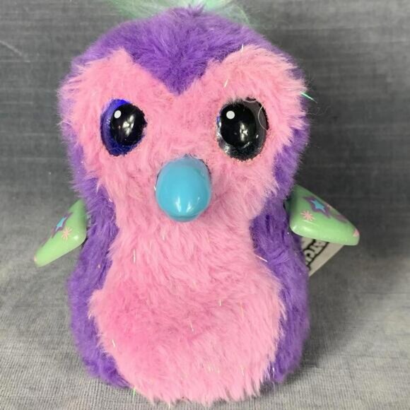 Hatchimals Purple & Pink Interactive Toy Penguala  Tested  Moving Talking Bird - Picture 9 of 11